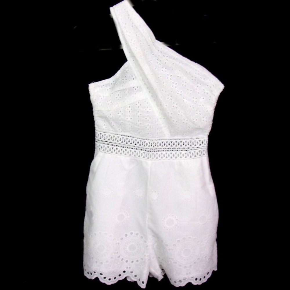 Endless Rose White Eyelet Romper Sizes Vary NWT